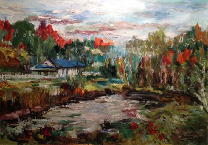 morinHeightsLaurentians24x34oil.JPG