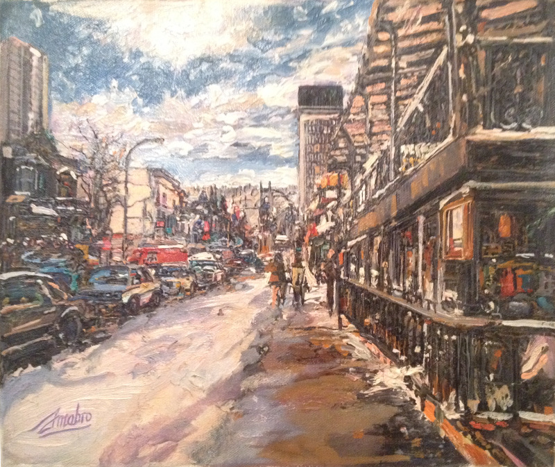 Rue Crescent Montreal 10x12oil.JPG