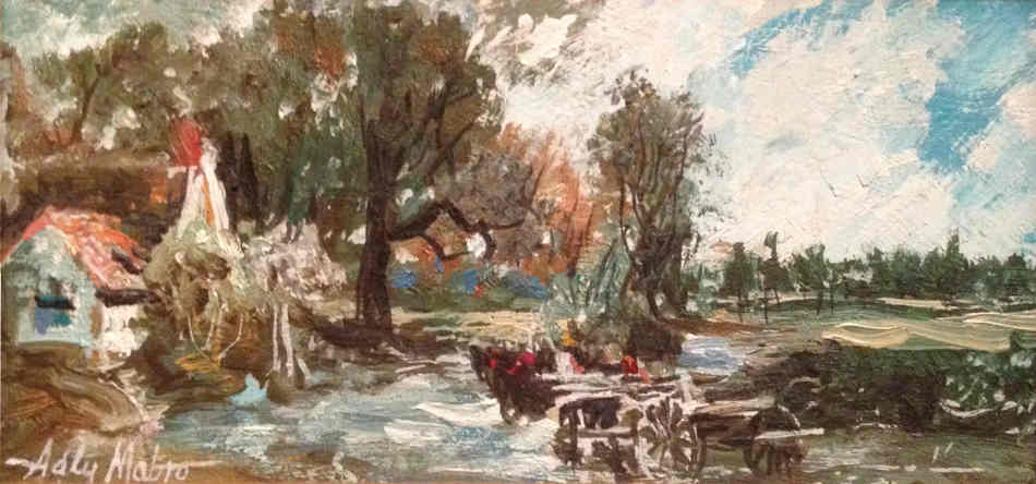 The Hay Wain 1999 After John Constable 8